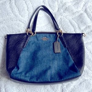 Coach Denim Cross body!